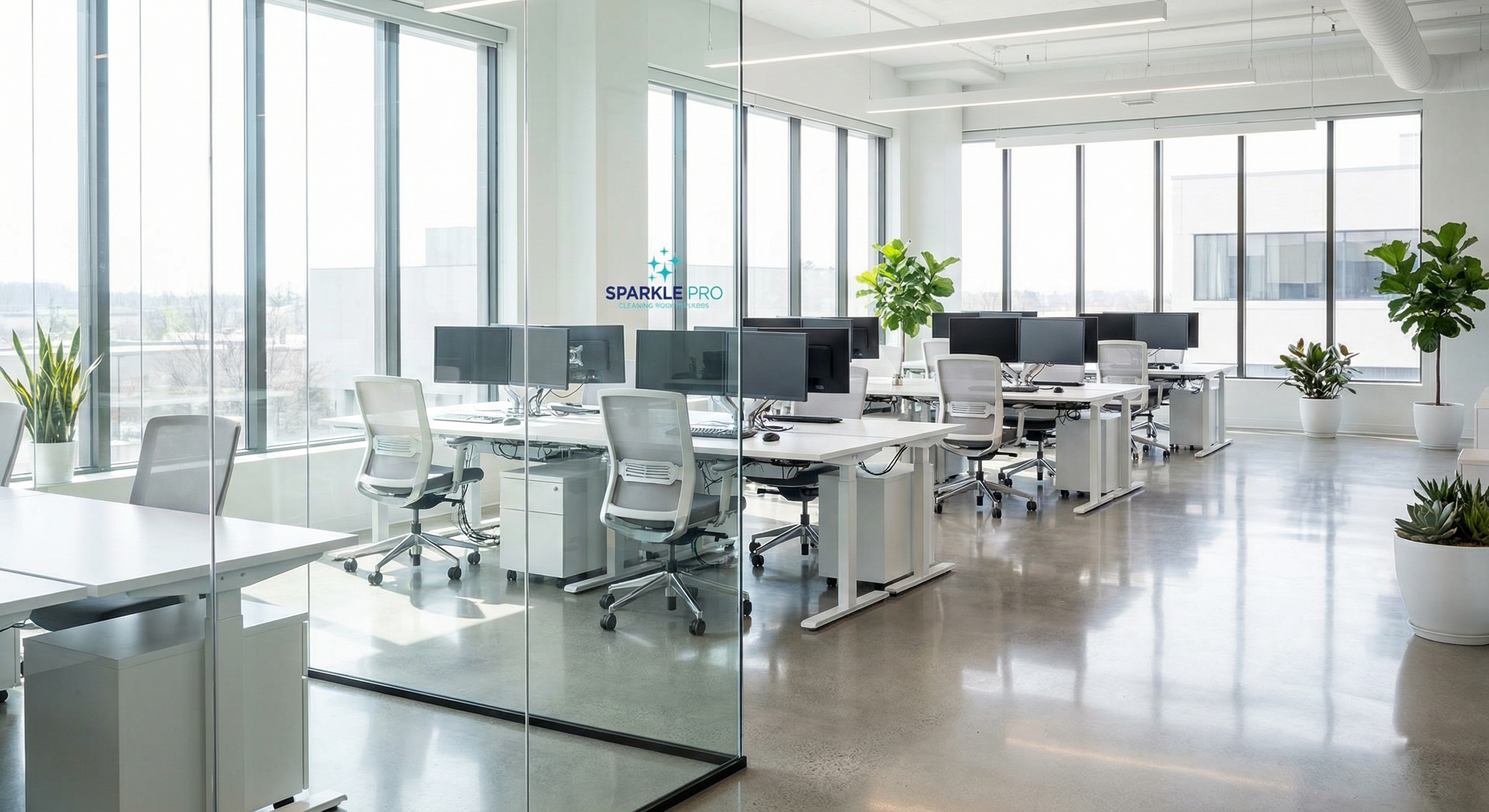 Pulizie aziendali - ufficio curato